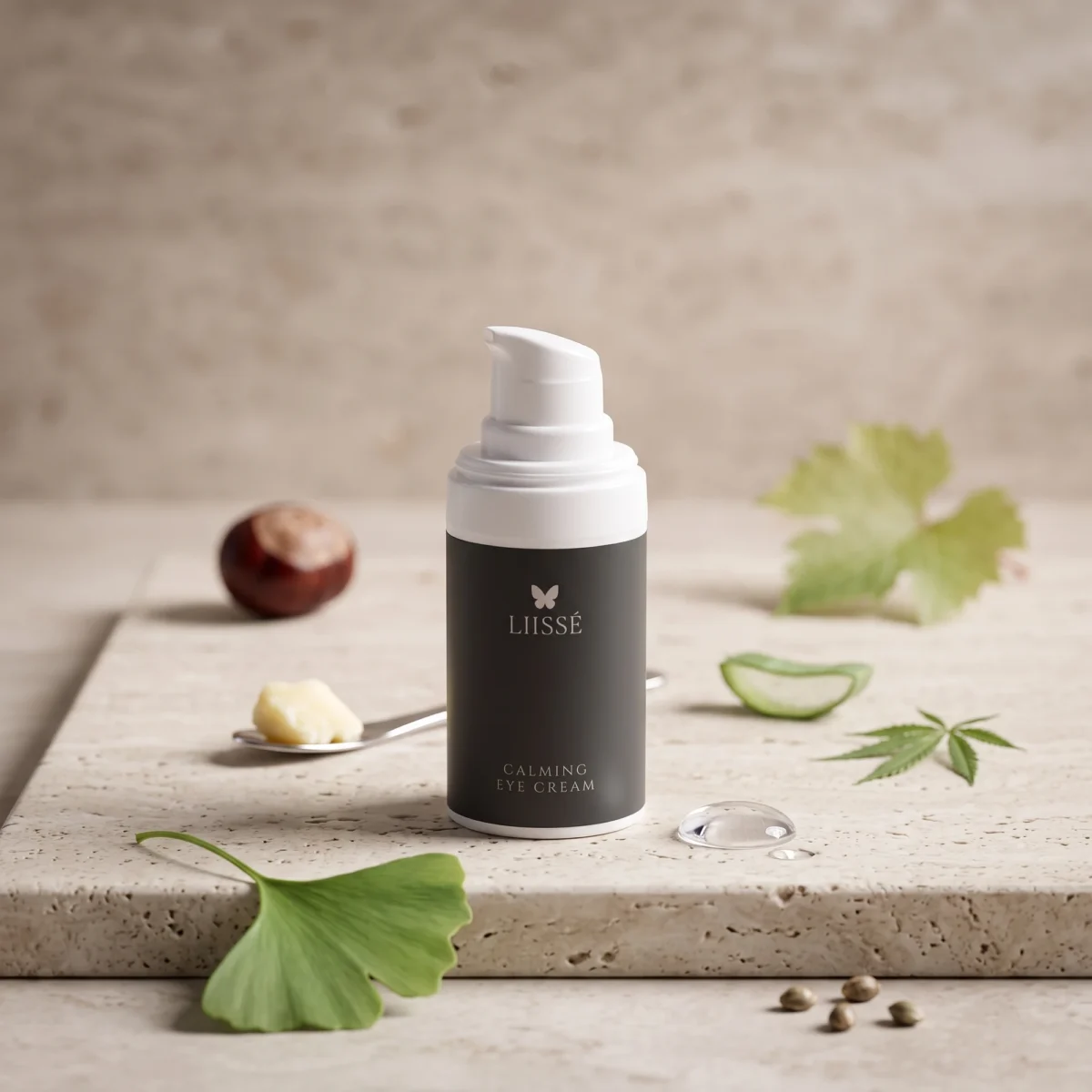 LIISSE Natural Skincare - Calming Eye Cream (Studio Bottle)
