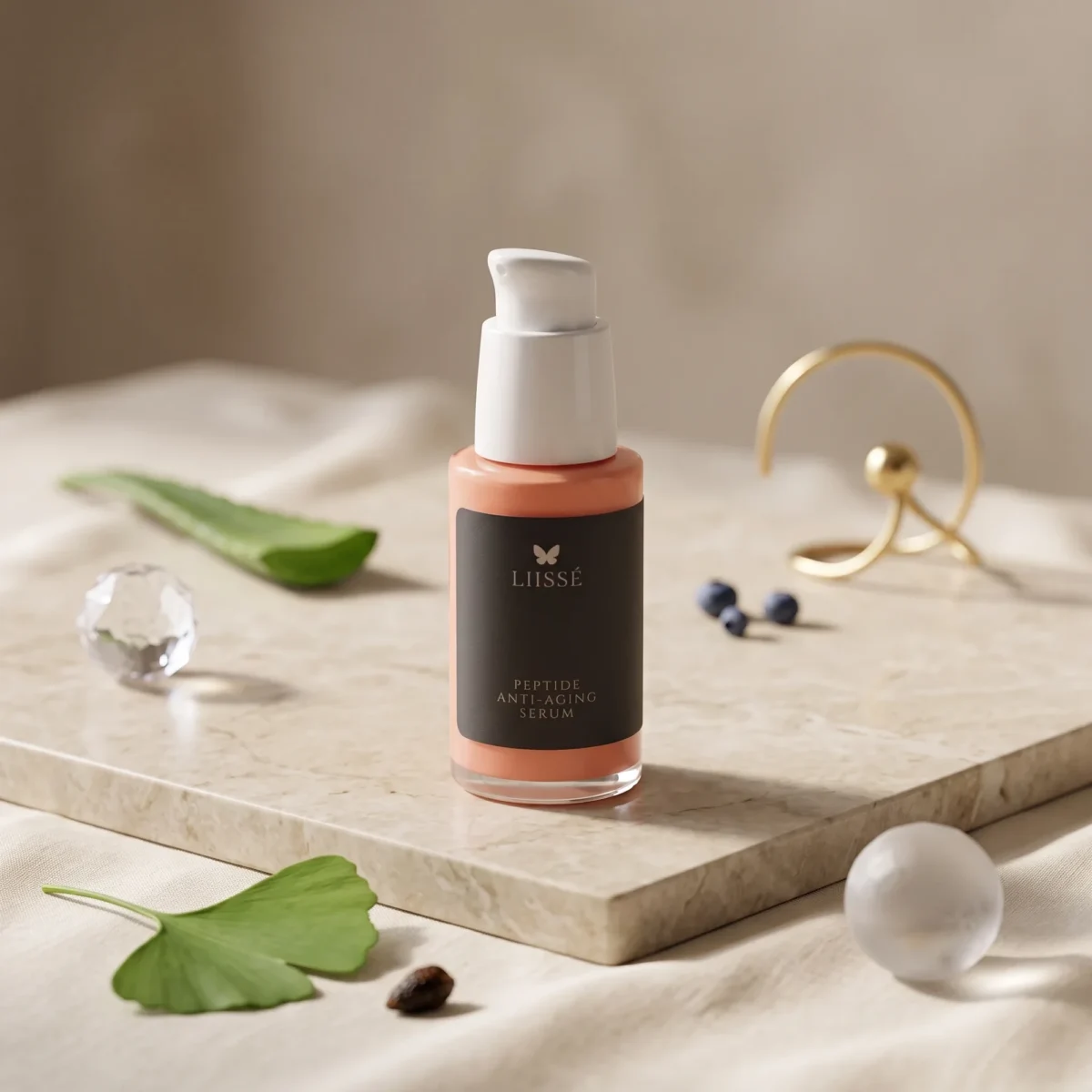 LIISSE Certified Organic Skincare - Peptide Anti Aging Serum (View 5)